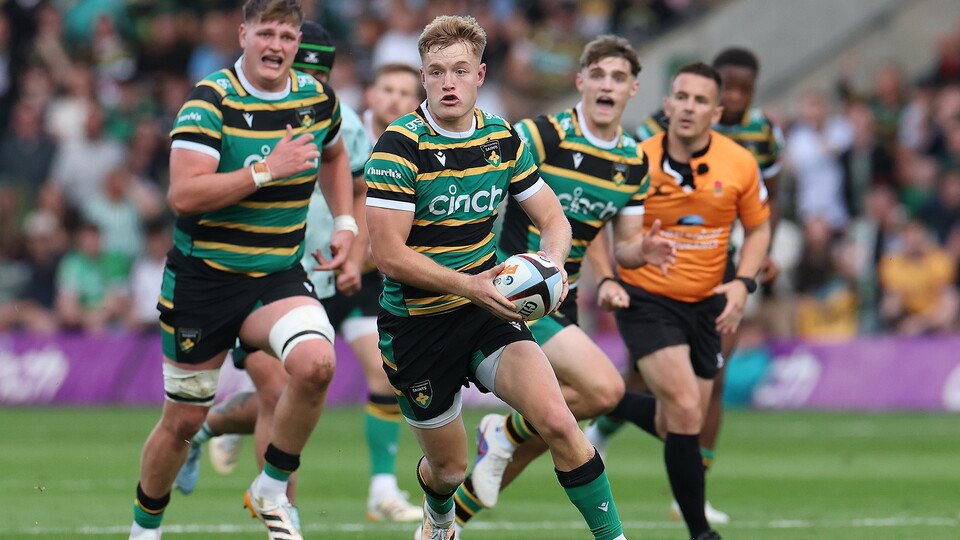 Fin Smith of Northampton Saints
