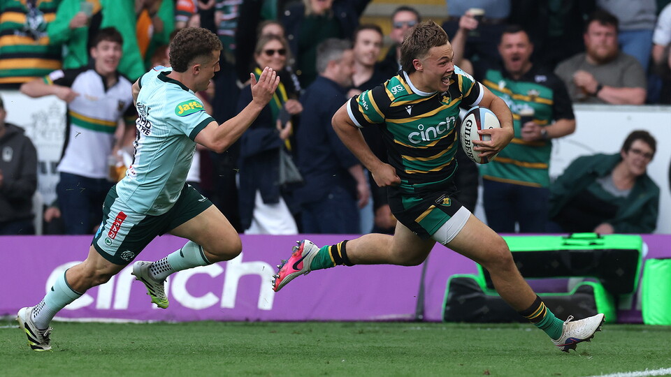 Tom Litchfield of Northampton Saints