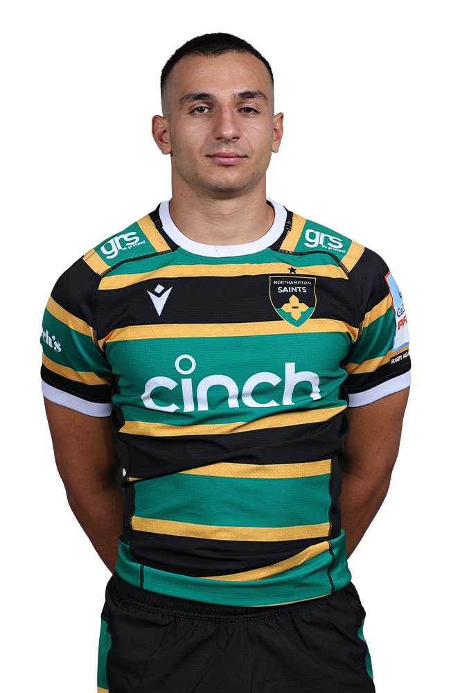 Edoardo Todaro of Northampton Saints