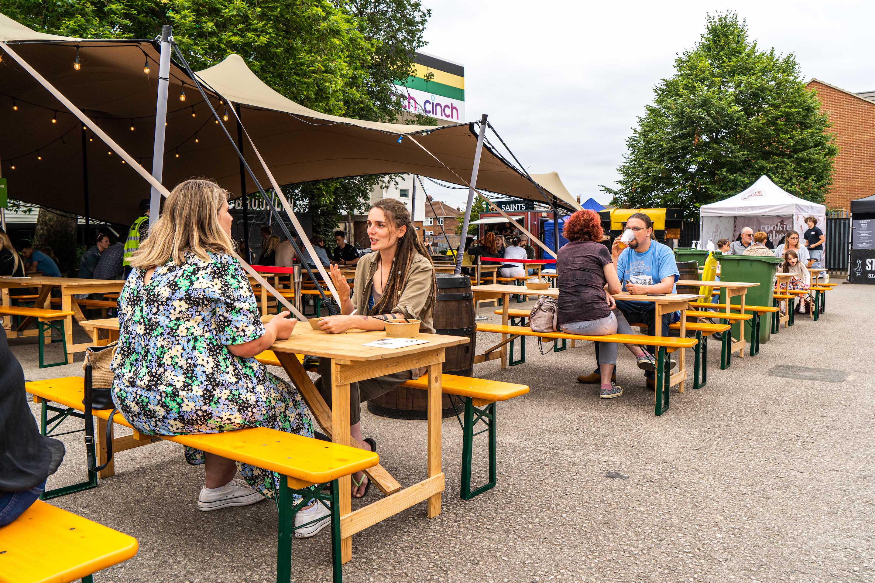 The Supporter Village at cinch Stadium at Franklin's Gardens