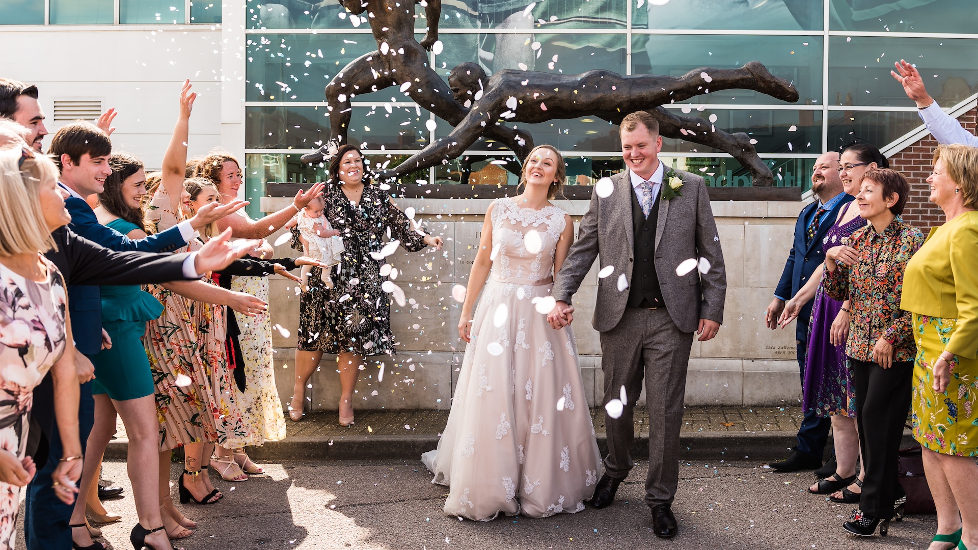 Weddings at cinch Stadium at Franklin's Gardens