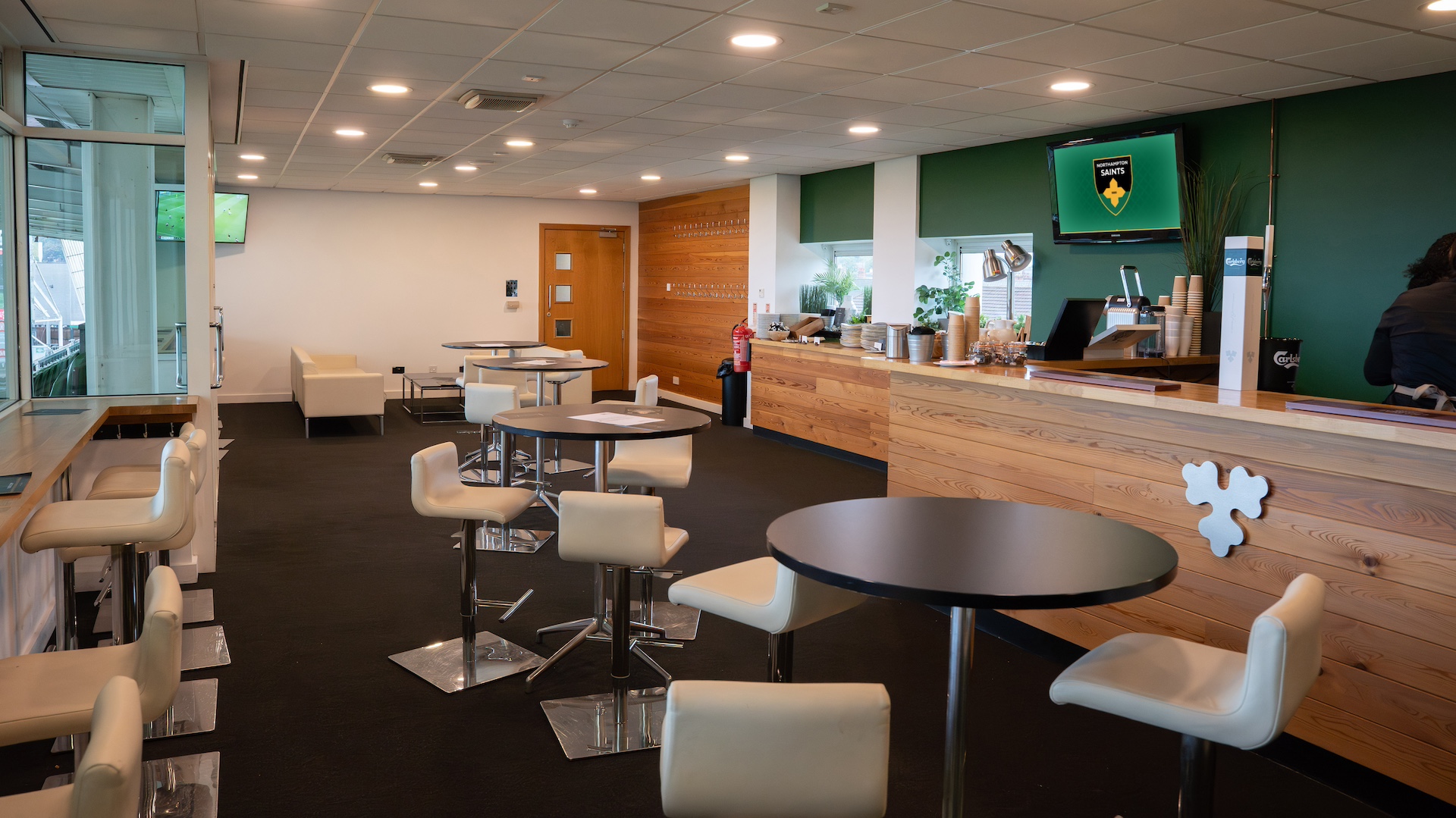 The Carlsberg Lounge at cinch Stadium at Franklin’s Gardens
