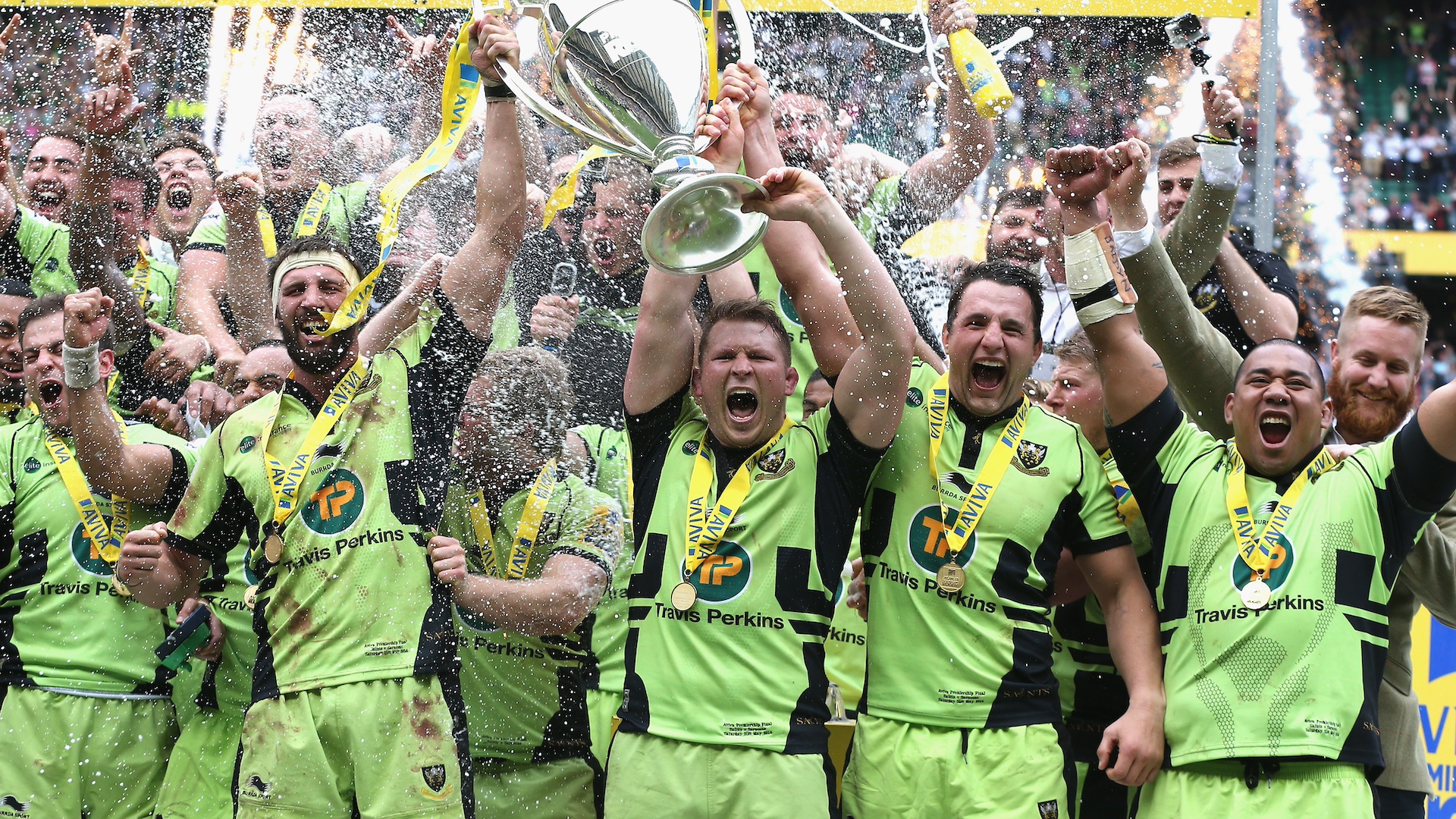 Dylan Hartley of Northampton Saints