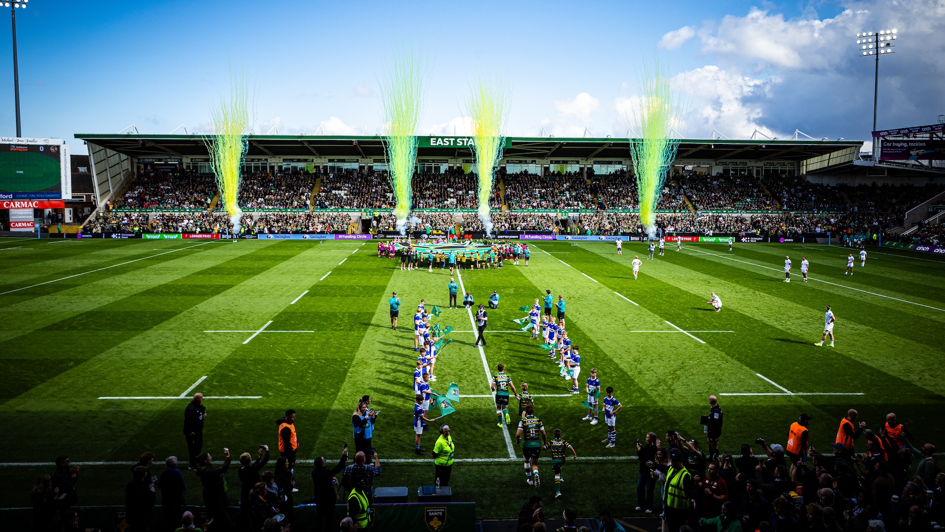 Matchday support for Northampton Saints Foundation