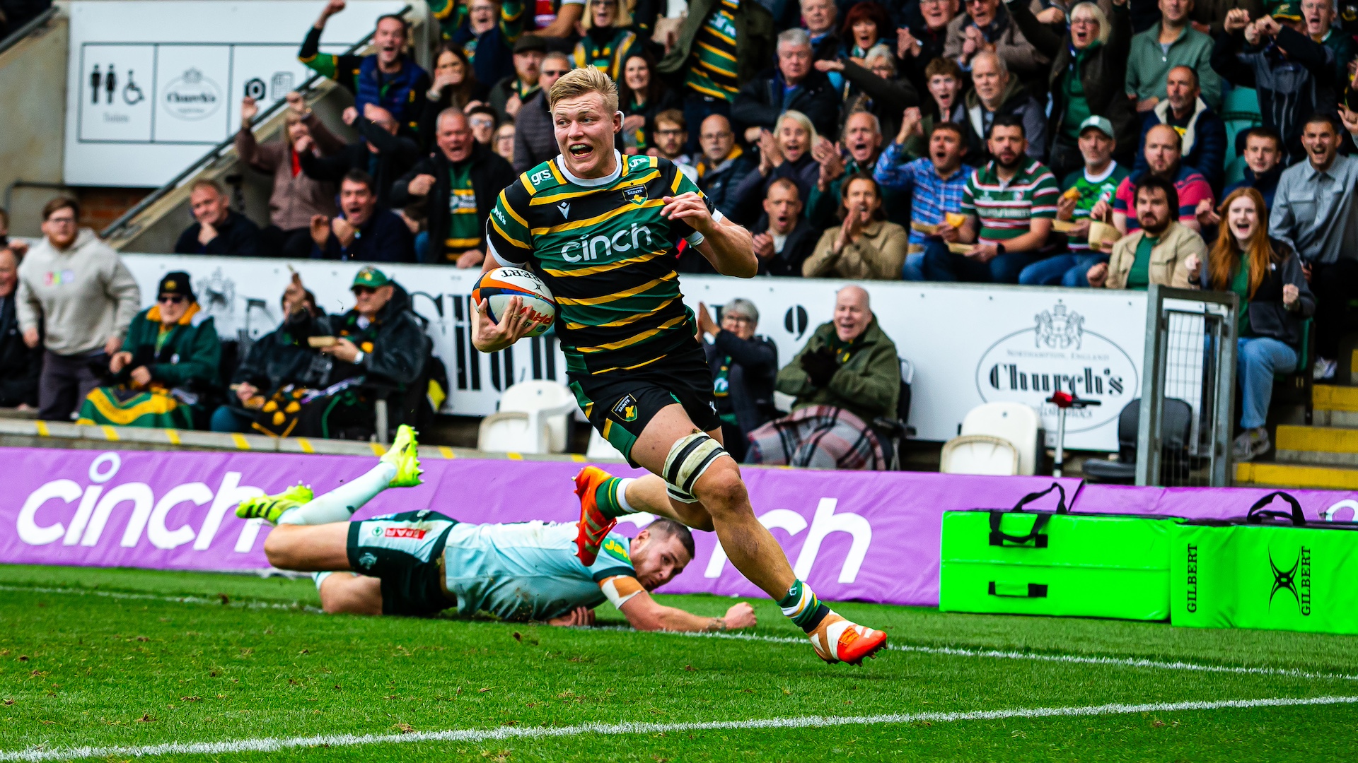 Tom Pearson of Northampton Saints