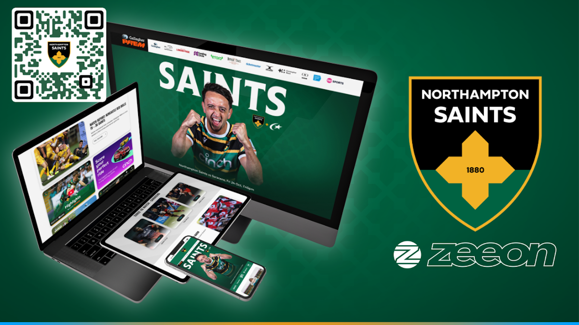 Matchday Programme for Saints vs Saracens