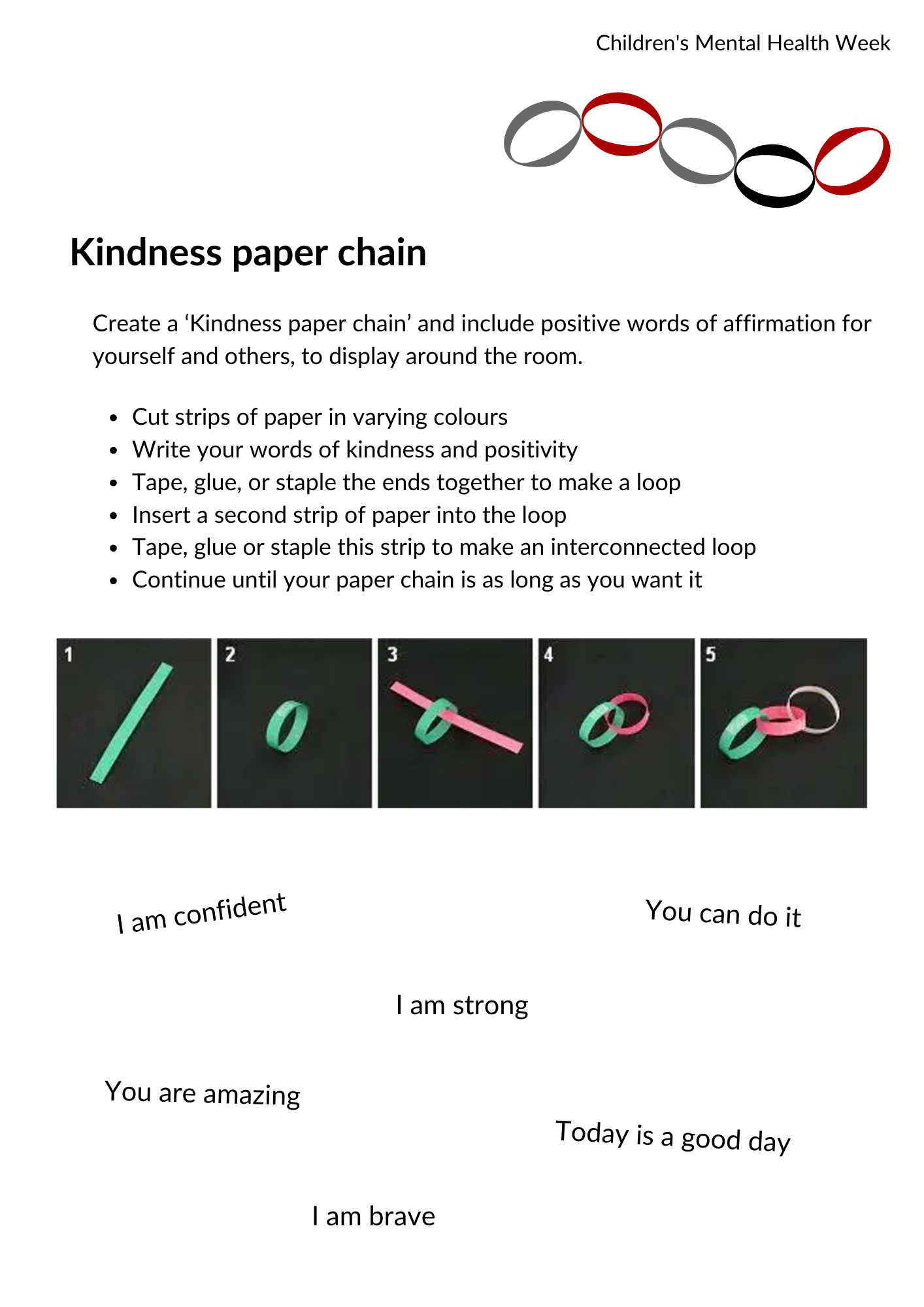 Kindness Paper Chain