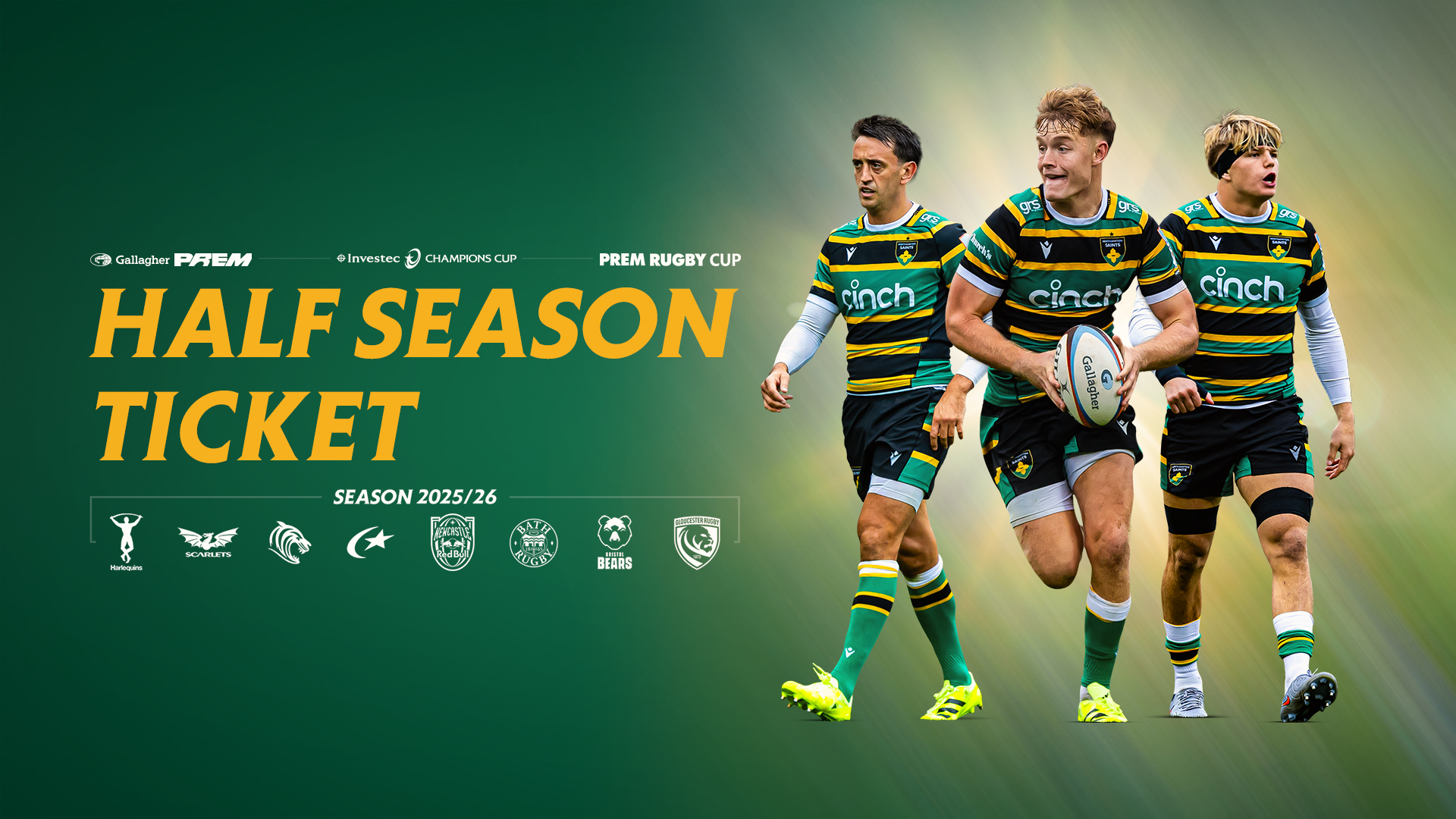 Half Season Tickets 2025/26