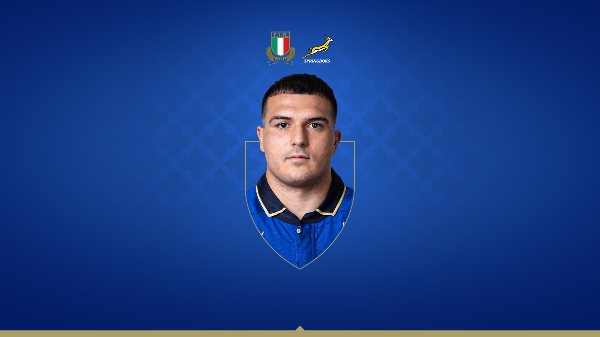 Danilo Fischetti start for Italy against South Africa