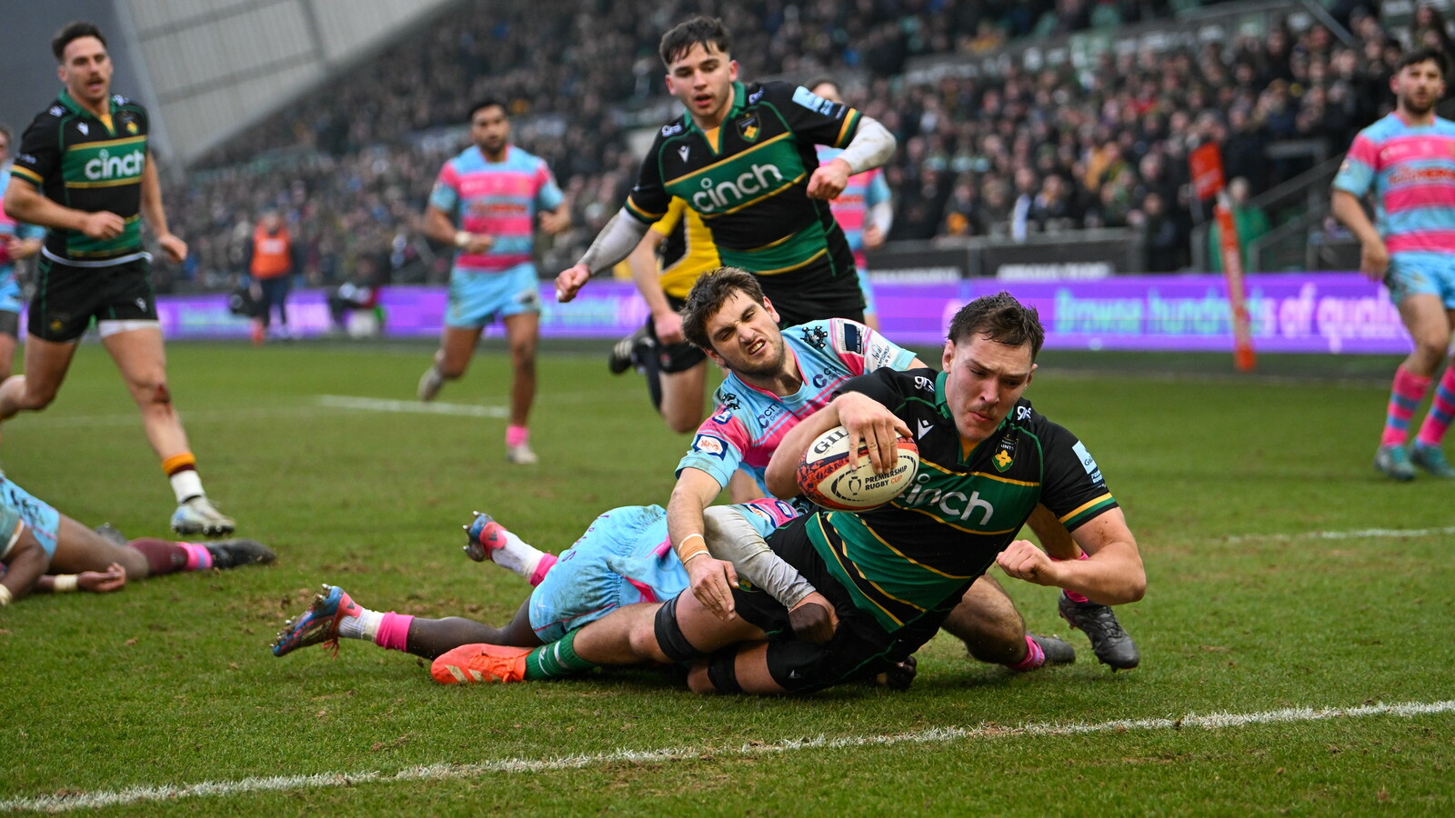 Match Report: Northampton Saints 50 – 23 Coventry Rugby | Northampton ...