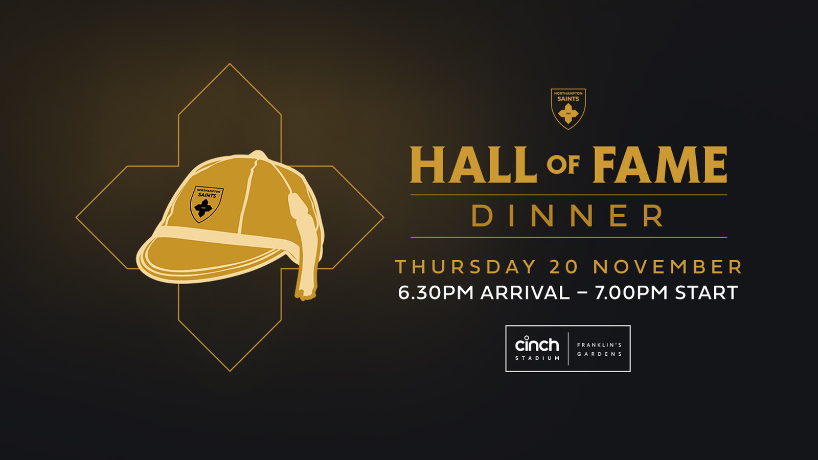Saints’ Hall of Fame Dinner returns for 2025 | Northampton Saints