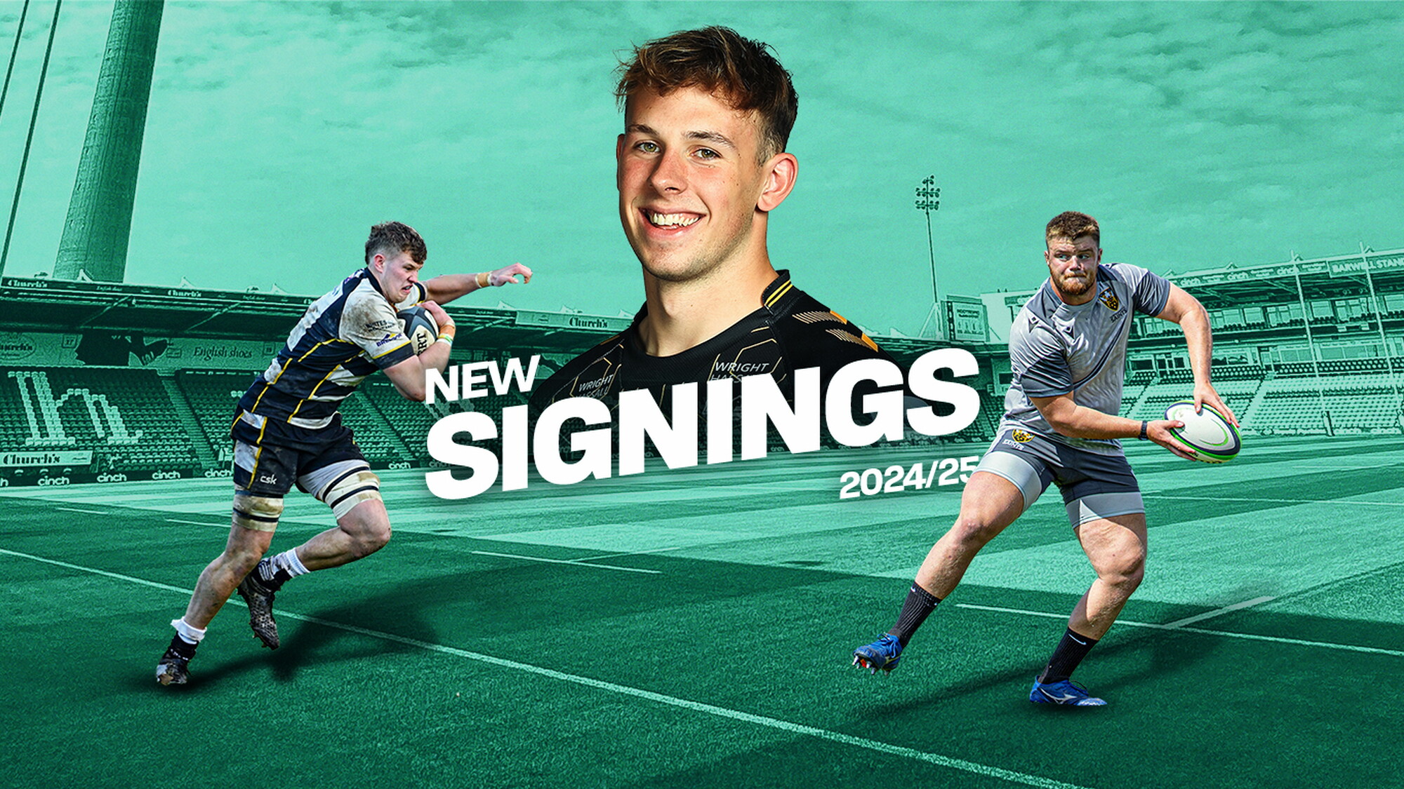 Saints confirm trio of new signings for 2024/25 | Northampton Saints