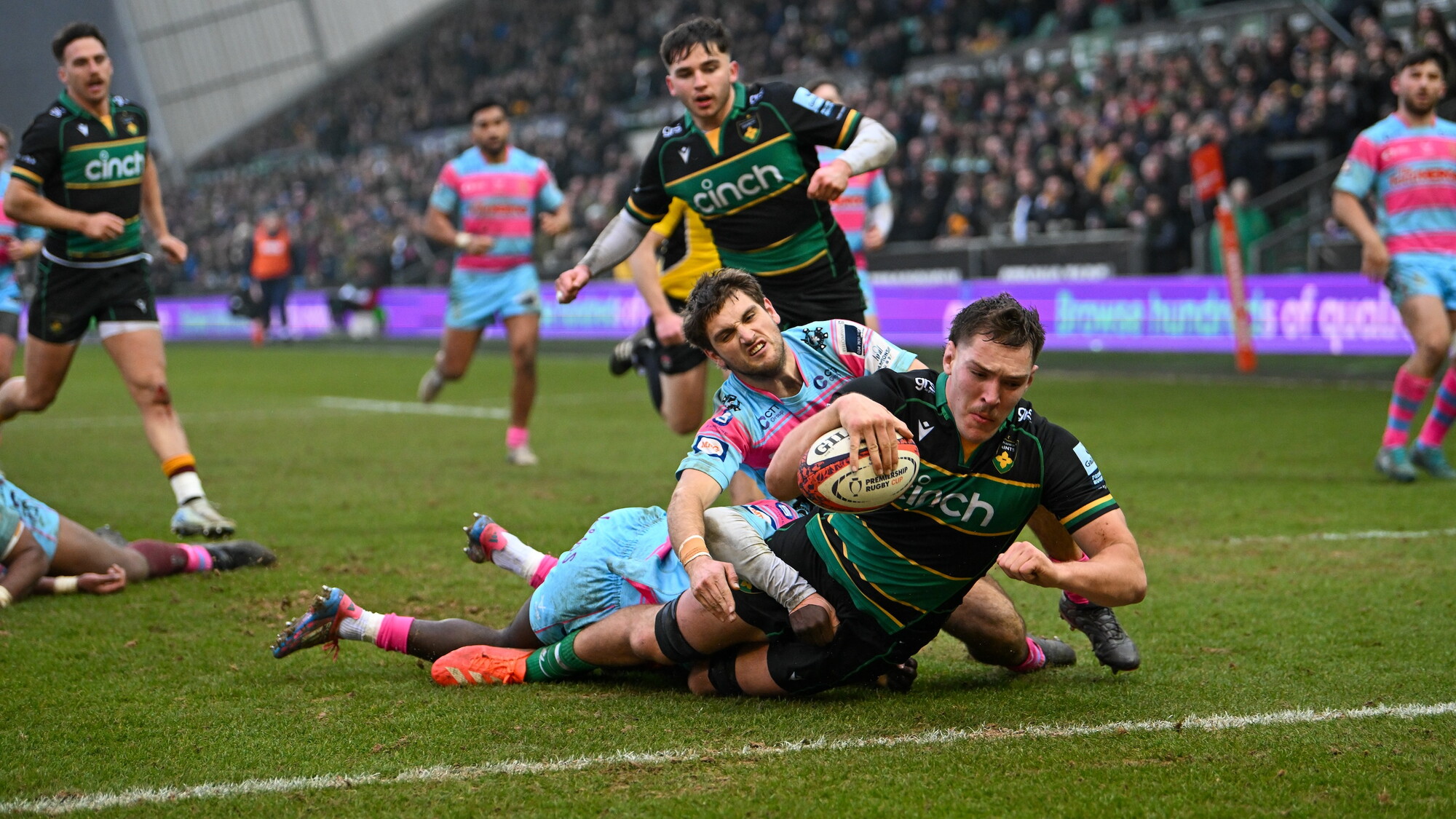 Match Report: Northampton Saints 50 – 23 Coventry Rugby | Northampton ...