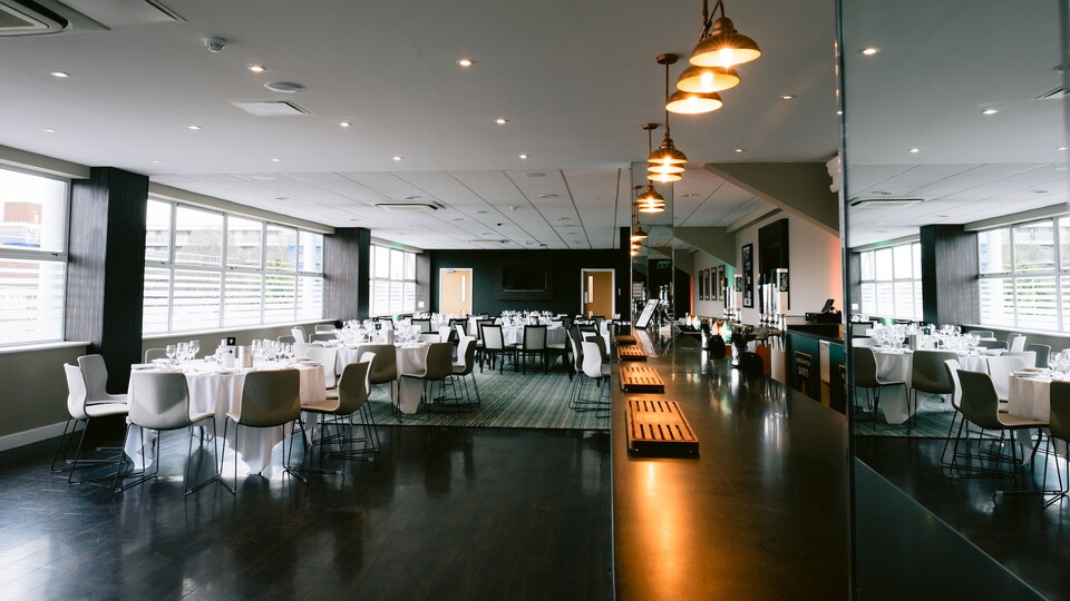 The Directors Lounge at cinch Stadium at Franklin's Gardens