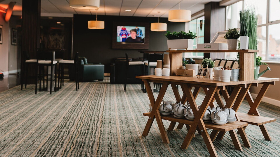 The Directors Lounge at cinch Stadium at Franklin's Gardens