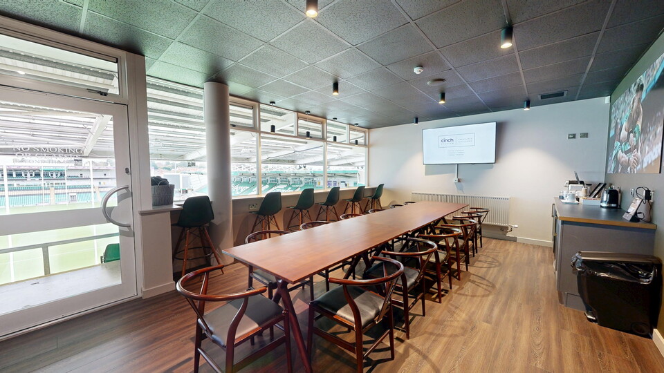 The Executive Boxes at cinch Stadium at Franklin's Gardens