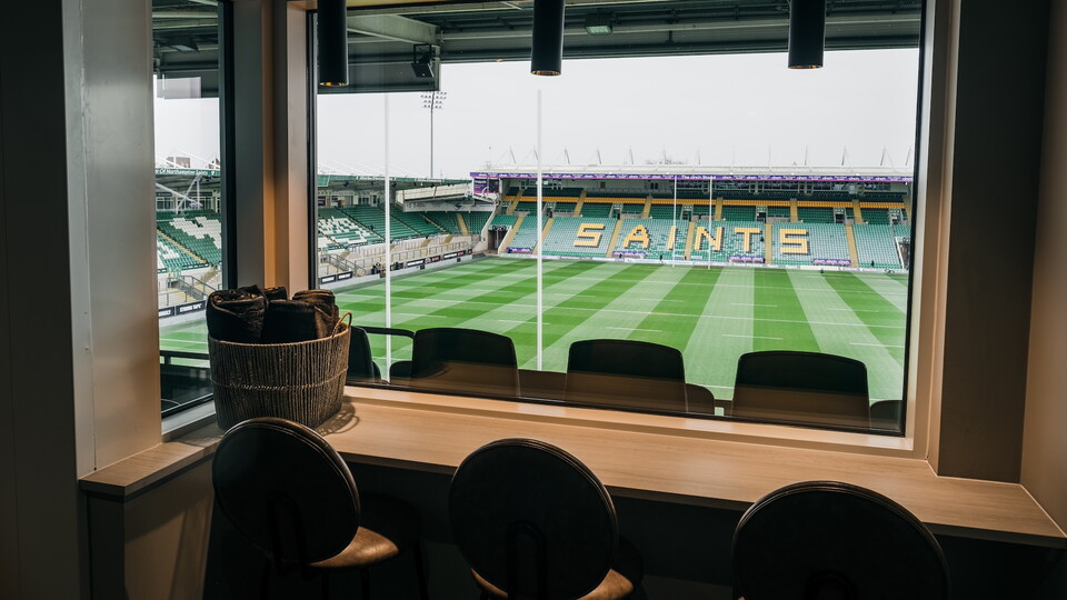 Executive Boxes at Franklin's Gardens