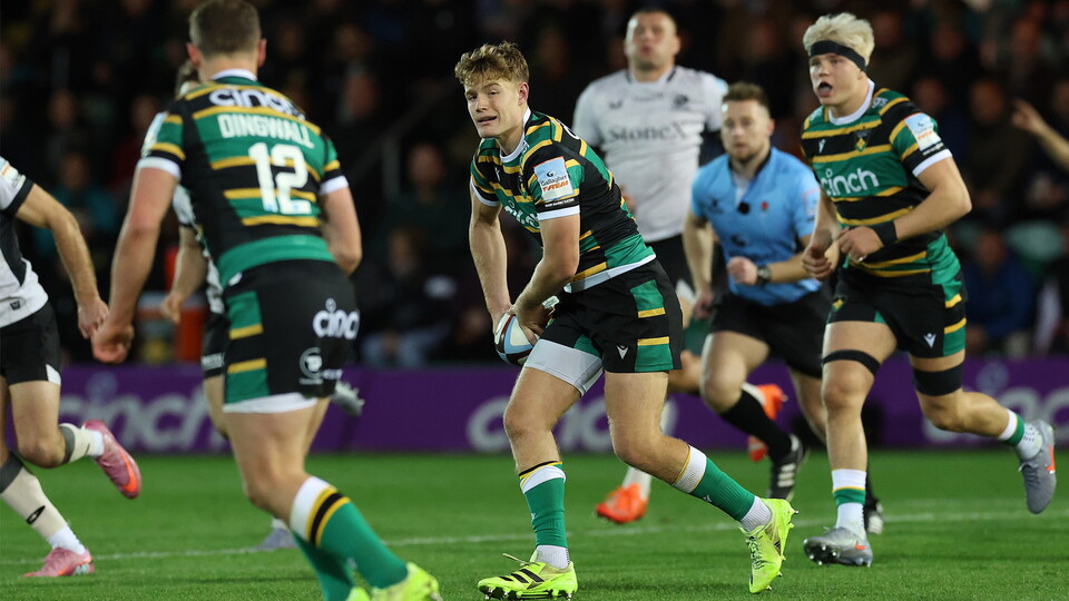 Fin Smith of Northampton Saints