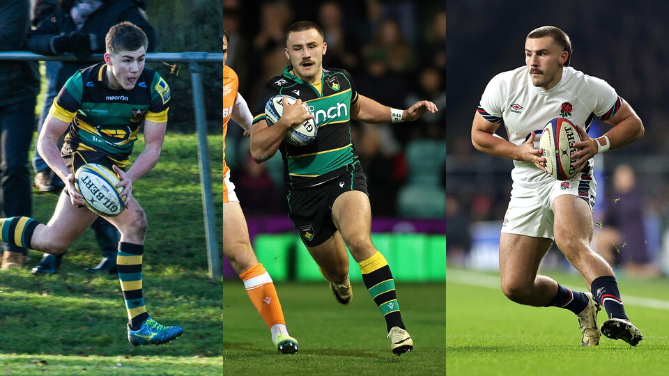 Ollie Sleightholme of Northampton Saints