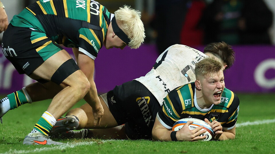 Tom Pearson of Northampton Saints