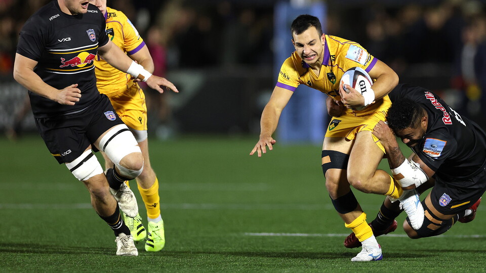 Edoardo Todaro of Northampton Saints