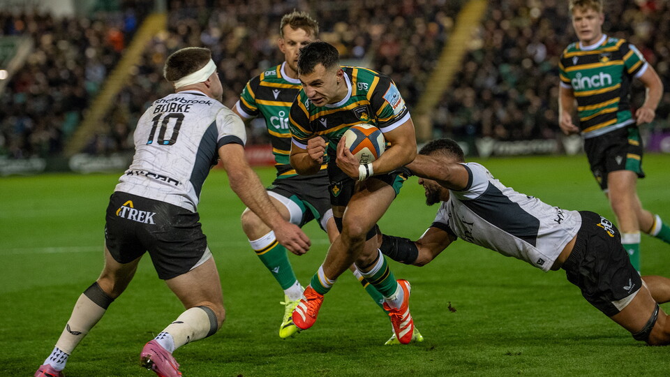 Edoardo Todaro of Northampton Saints