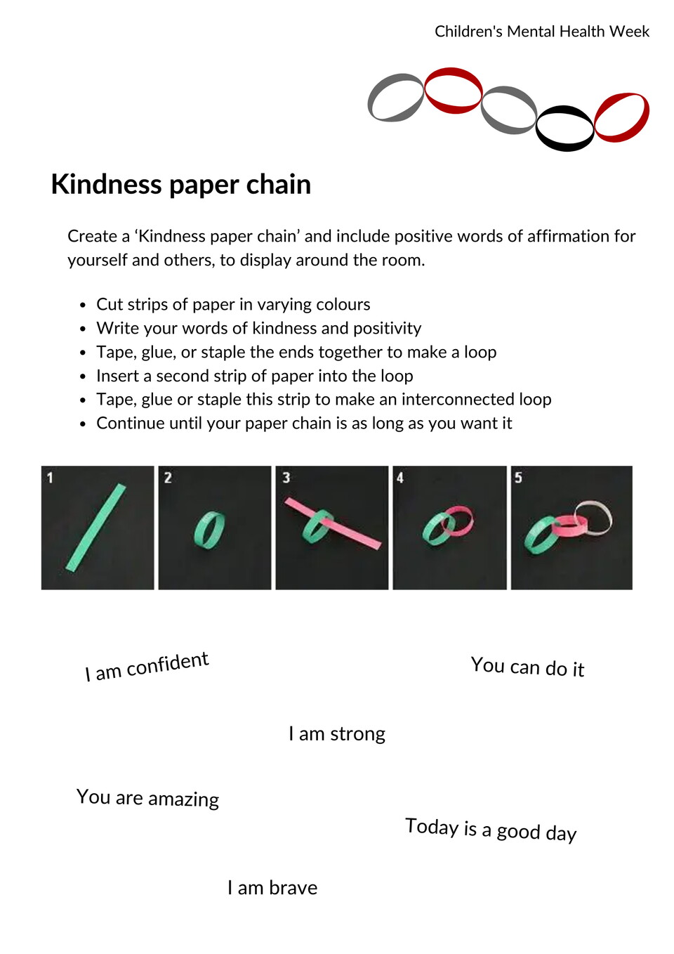 Kindness Paper Chain
