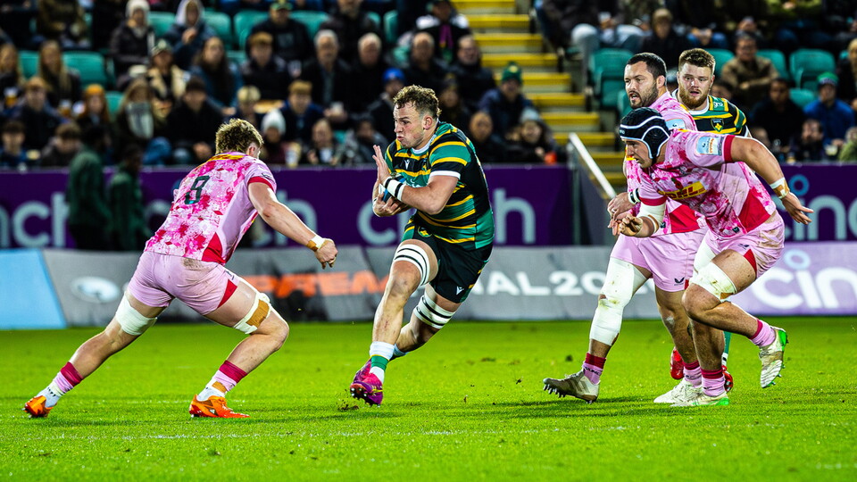 Fyn Brown of Northampton Saints