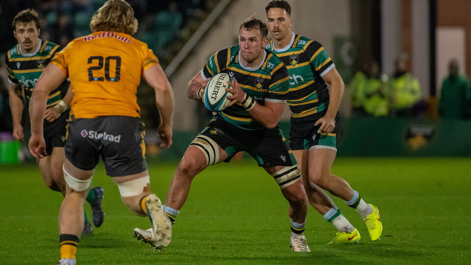Fyn Brown of Northampton Saints