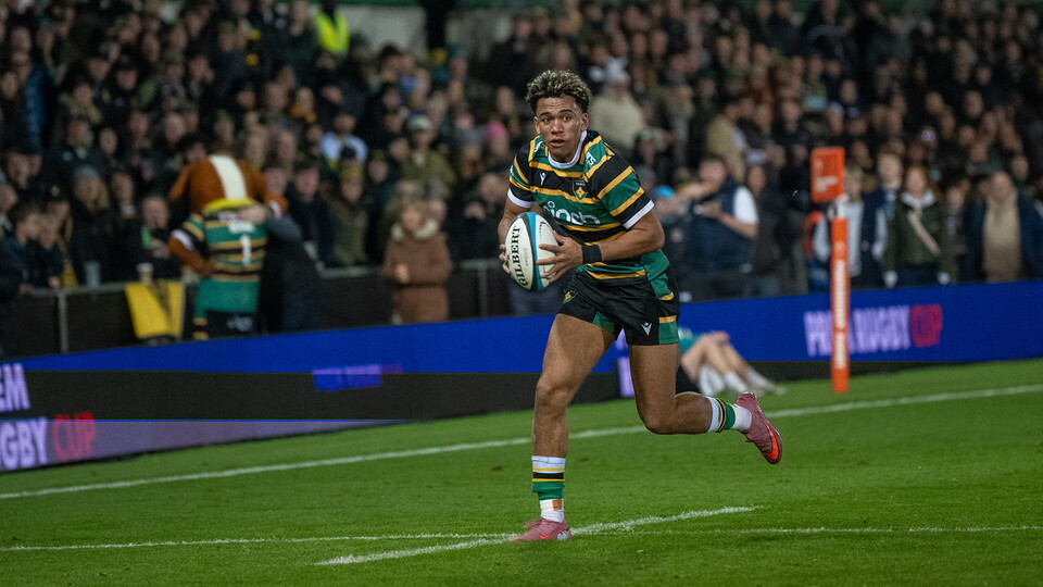 Tom Rowe of Northampton Saints