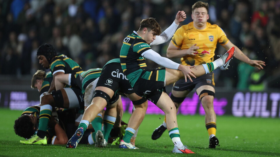 Jonny Weimann of Northampton Saints