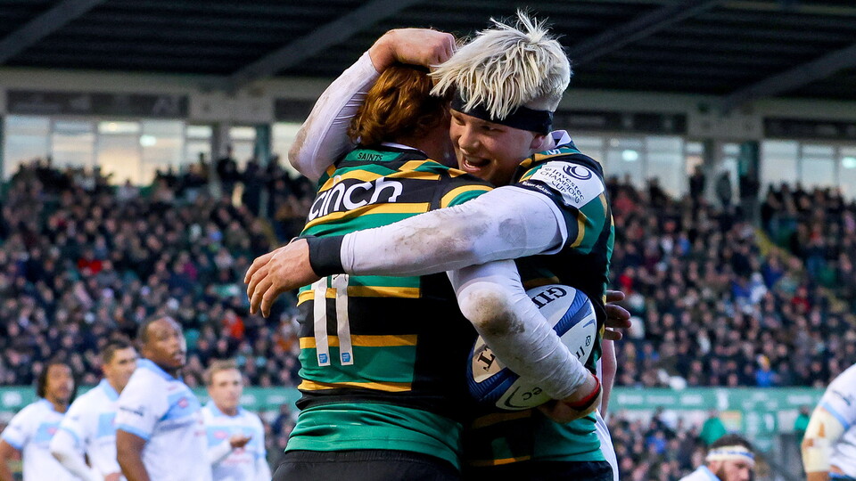 Henry Pollock of Northampton Saints