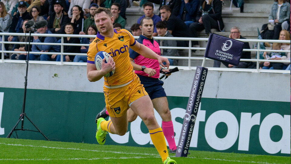 Fraser Dingwall of Northampton Saints 