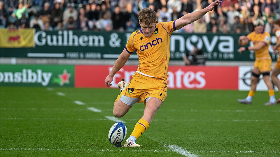 Fin Smith of Northampton Saints