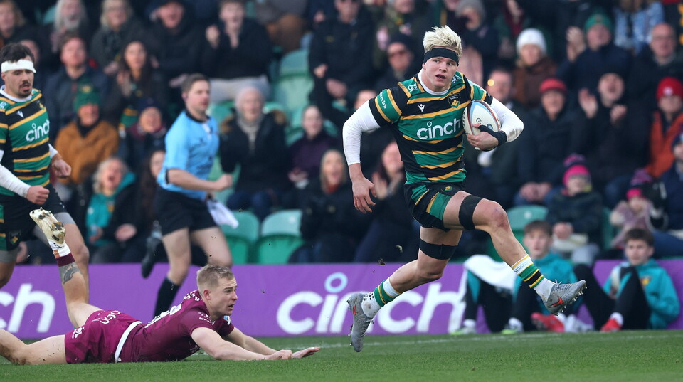 Henry Pollock of Northampton Saints