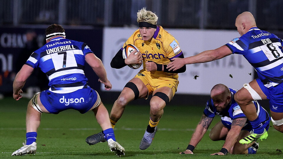 Henry Pollock of Northampton Saints 