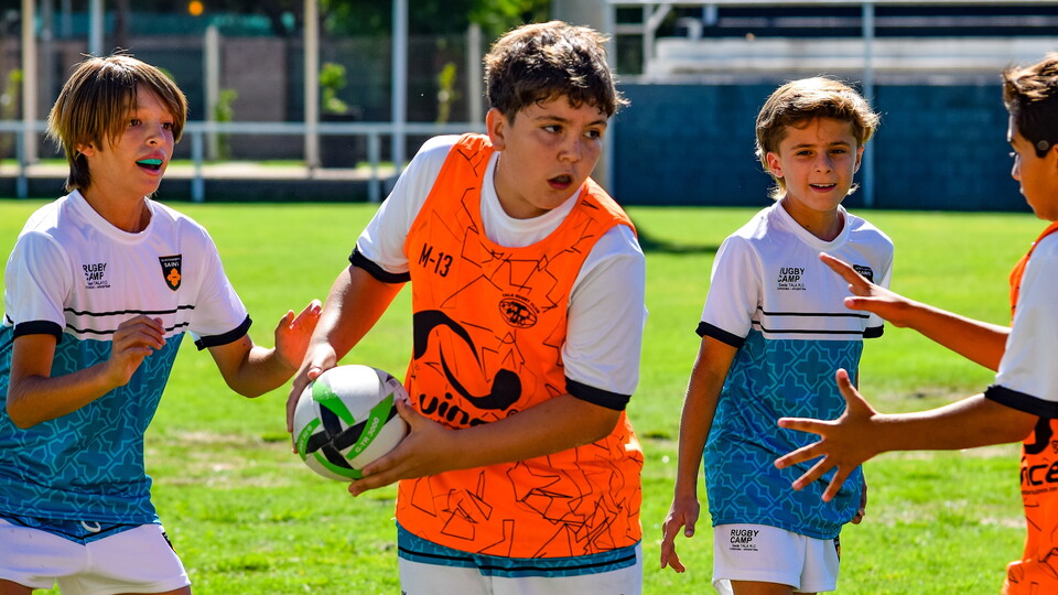 Northampton Saints Community Team recently visited Argentina to coach local youngsters.