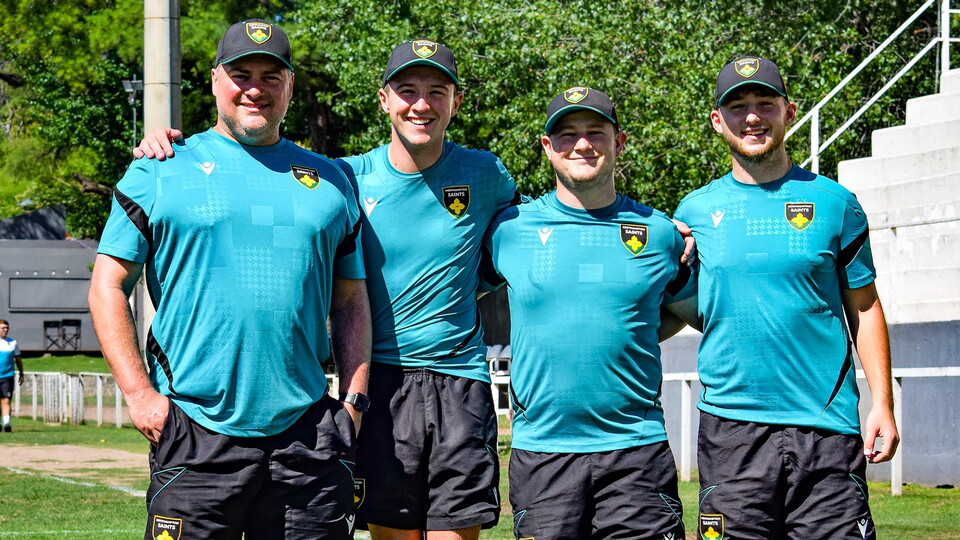 Northampton Saints Community Team recently visited Argentina to coach local youngsters.