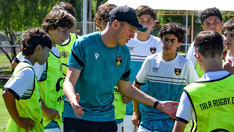 Northampton Saints Community Team recently visited Argentina to coach local youngsters.