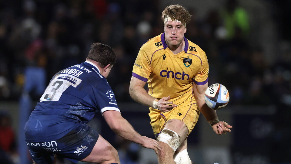 Alex Coles of Northampton Saints 