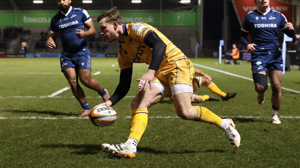 Rory Hutchinson of Northampton Saints