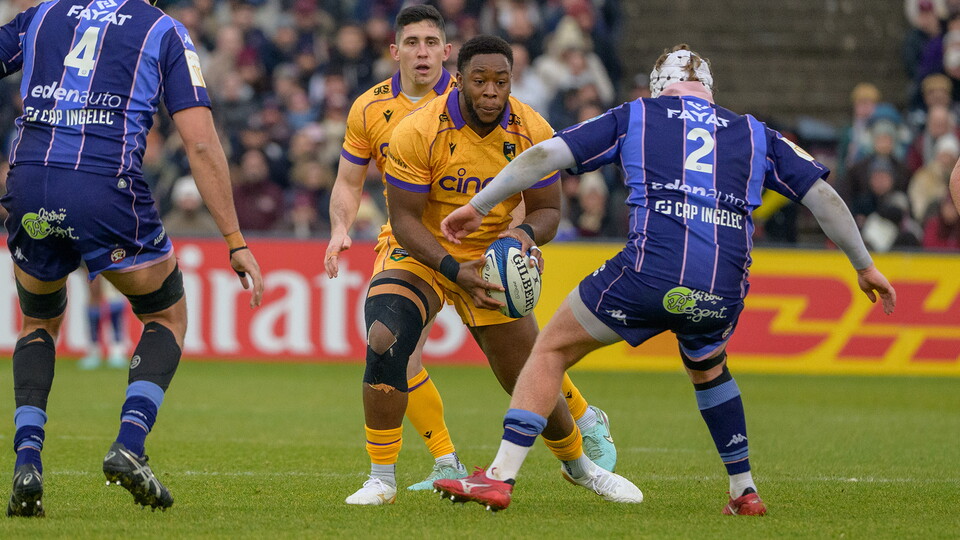 Emmanuel Iyogun of Northampton Saints