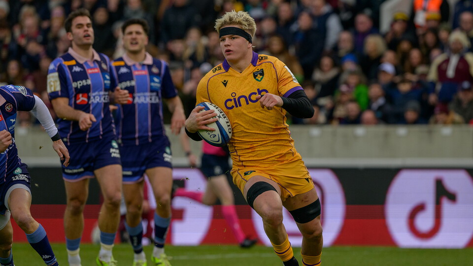 Henry Pollock of Northampton Saints