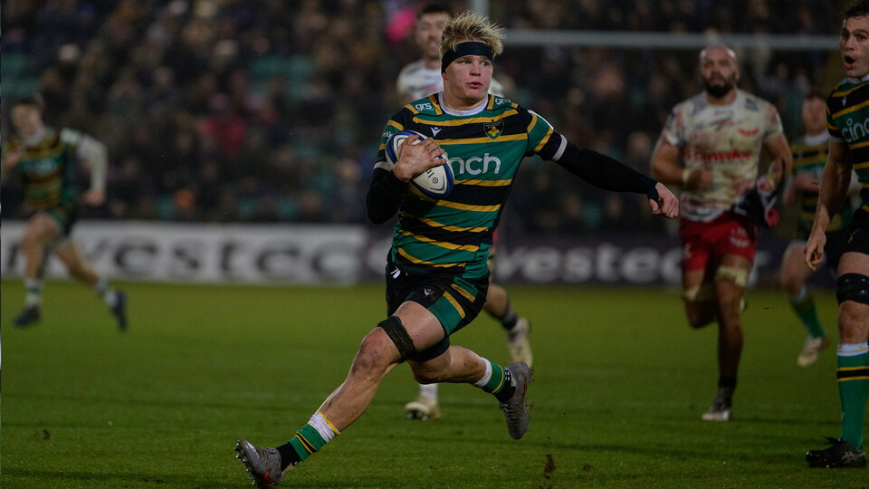 Henry Pollock of Northampton Saints