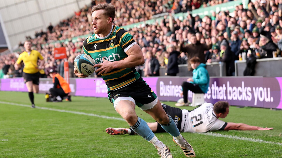 Rory Hutchinson of Northampton Saints