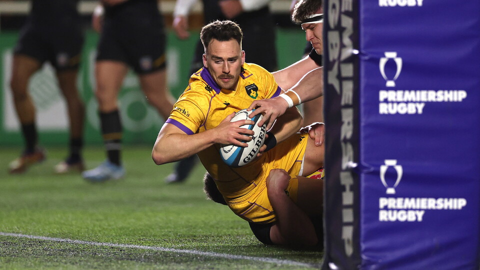 Tom James of Northampton Saints