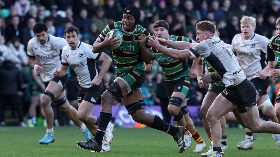 Chunya Munga of Northampton Saints 