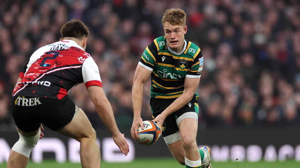 Fin Smith of Northampton Saints