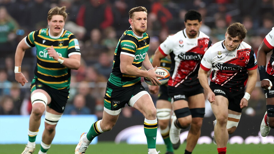 Rory Hutchinson of Northampton Saints