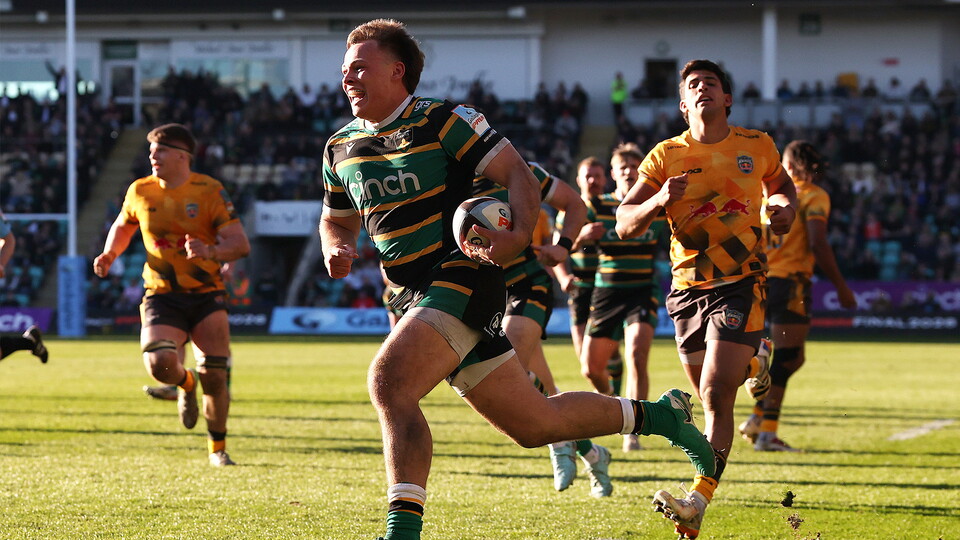 Tom Litchfield of Northampton Saints